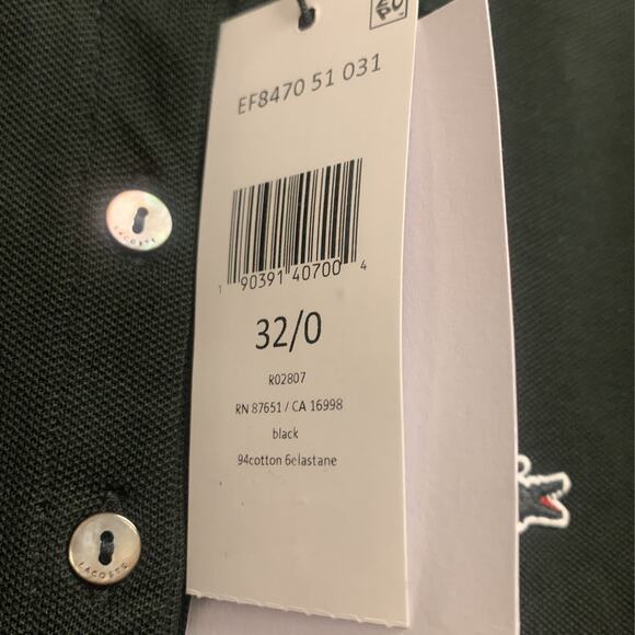 Lacoste Women's 32/0 Classic Short Sleeve Stretch Mini Pique Polo Dress,… - Picture 4 of 7